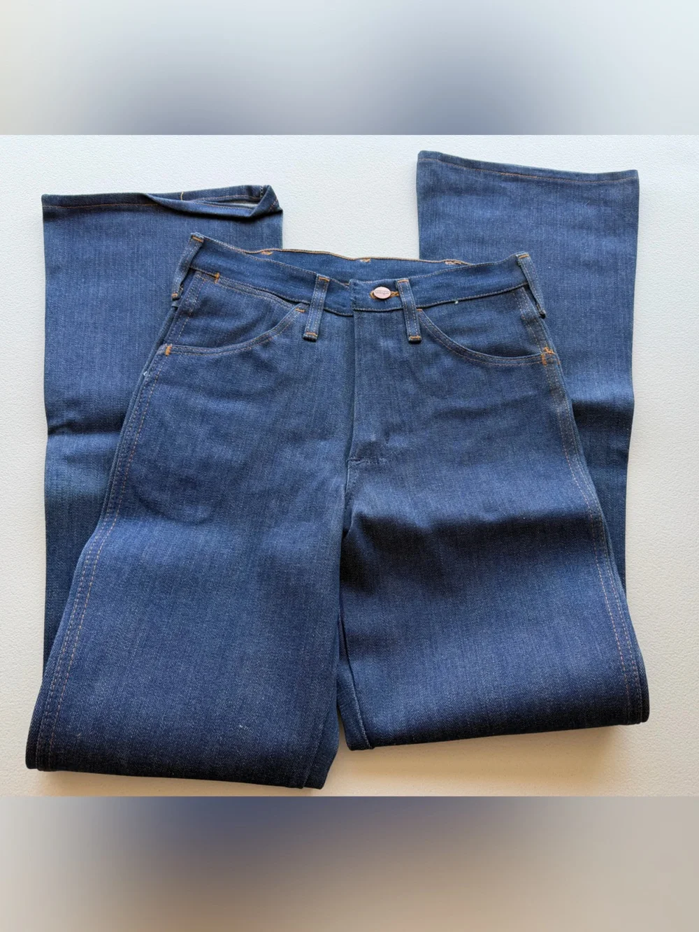 Vintage 70s Wrangler 945 DEN 27x32 Boot Jeans No Fault DEADSTOCK w Tags RARE Men